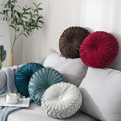 Azure velvet Cushion dubai