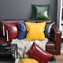 Stylish leather cushion in dubai