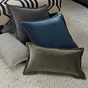 Stylish velvet cushion in dubai