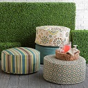 outdoor poufs in dubai