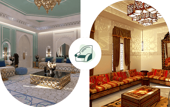 Moroccan Majlis decor Dubai