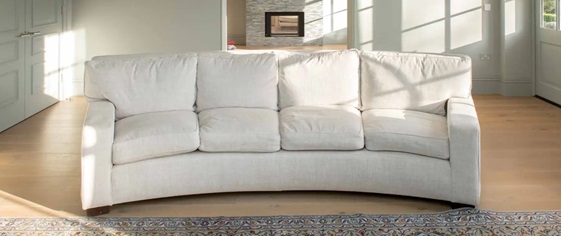 Custom Four Seater Sofa Reupholstery in Dubai