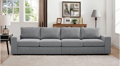 Four seater sofa reupholstery in Dubai
