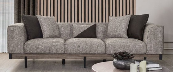 Custom Four Seater Sofa Reupholstery in Dubai