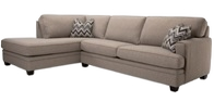 Modern L shape fabric sofa