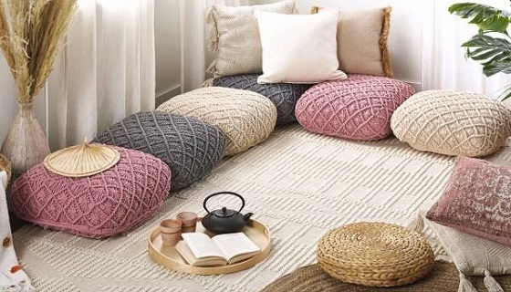 Luxury Sofa Floor Cushions in Dubai