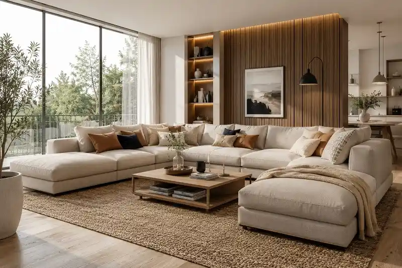 Cozy Scandinavian living room