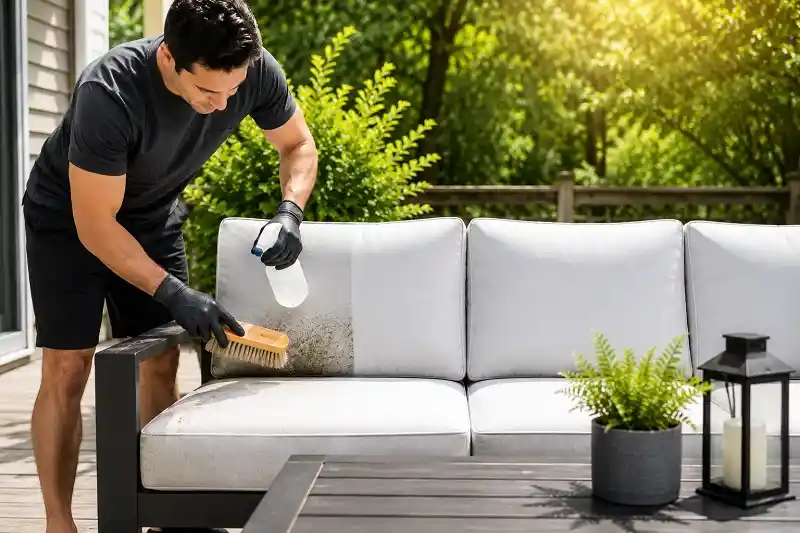 outdoor cushion mold cleaning