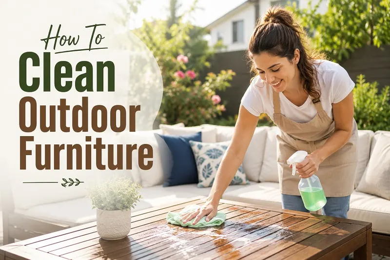 How to clean outdoor furniture