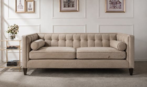2 seater Sofa before restoration
